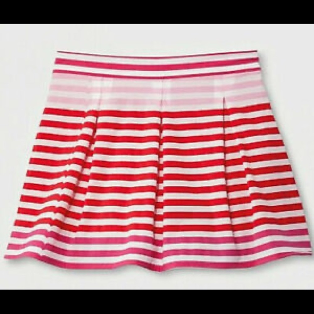 Hunter PinkRed/White Striped Skort